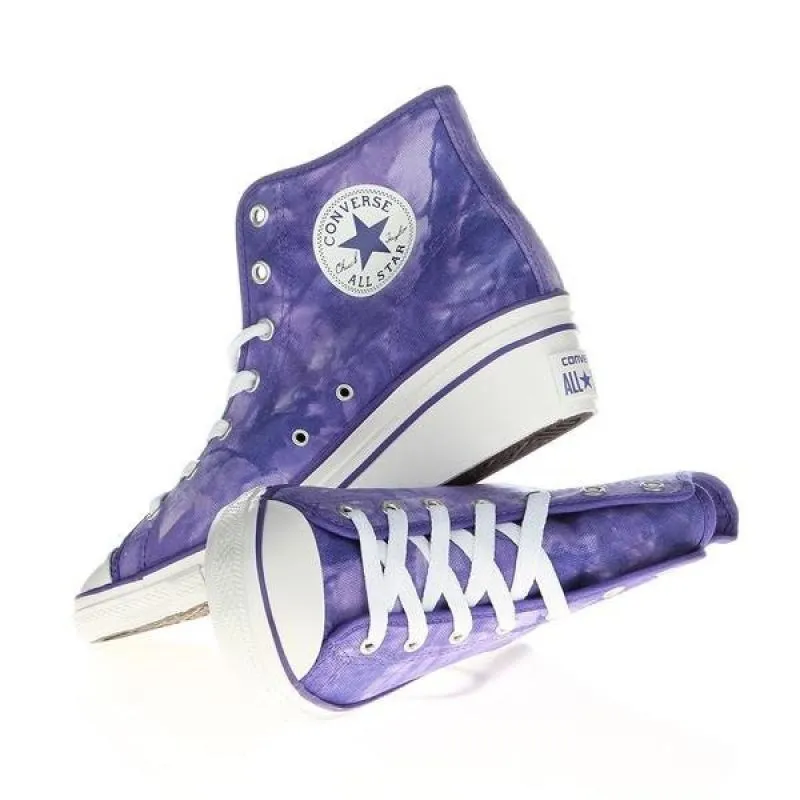 Converse Womens Chuck Taylor Side Shoes - Purple