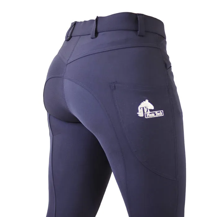 CoolMax Navy Breeches with NO Silicone