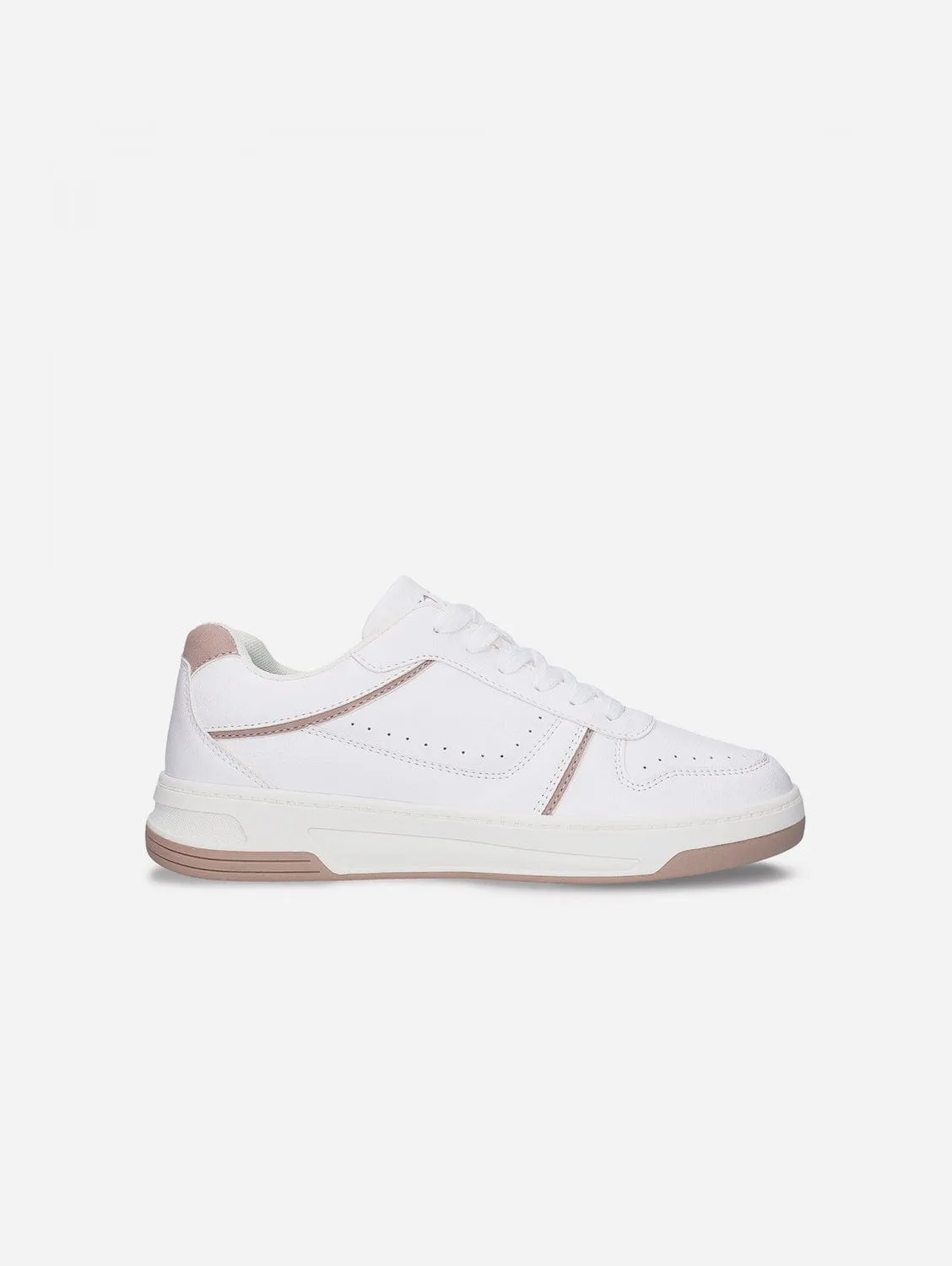 Dara Women's Recycled Vegan Basic Sport Sneakers | White