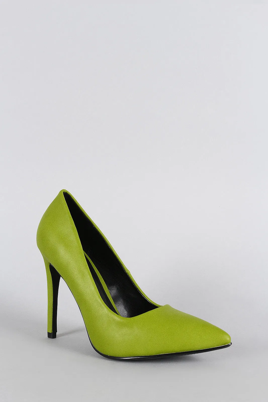 Delicious Simple Pointy Toe Stiletto Pump