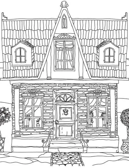 Dreamland Publications Countryside- Colouring Book For Adults