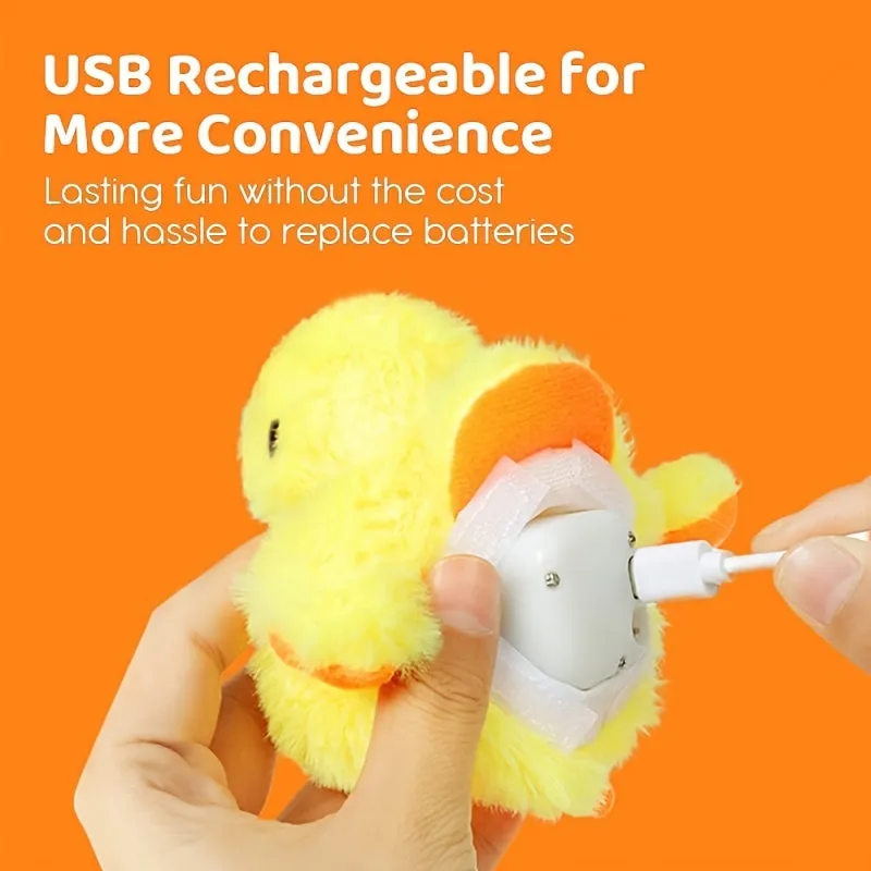 Electric Duck Interactive Toy for Exercise and Fun