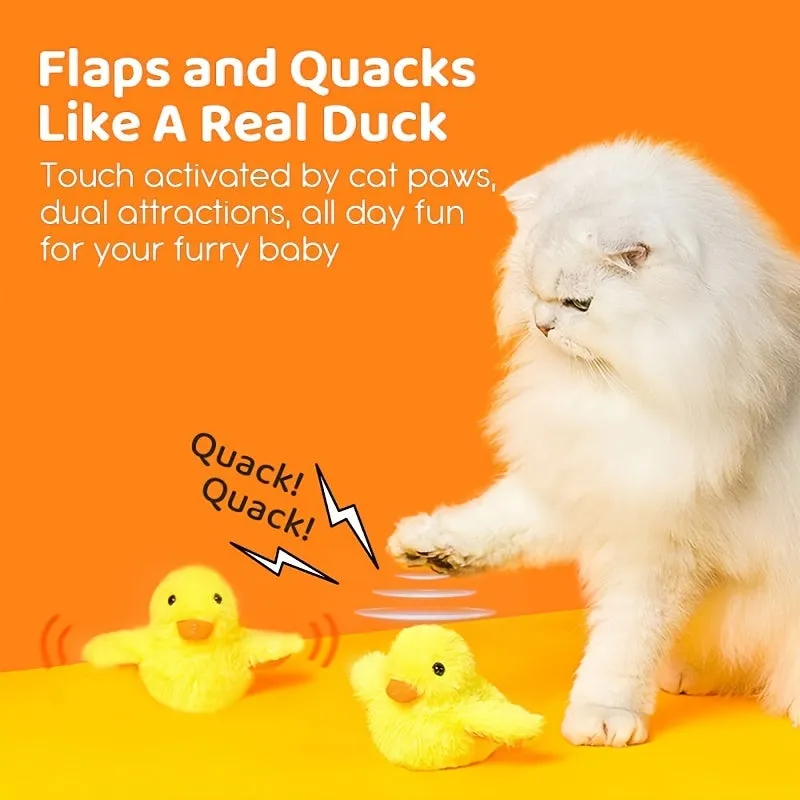 Electric Duck Interactive Toy for Exercise and Fun