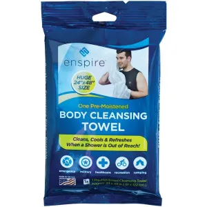 ENSPIRE E2X41 2ft x 4ft Body Cleansing Towel