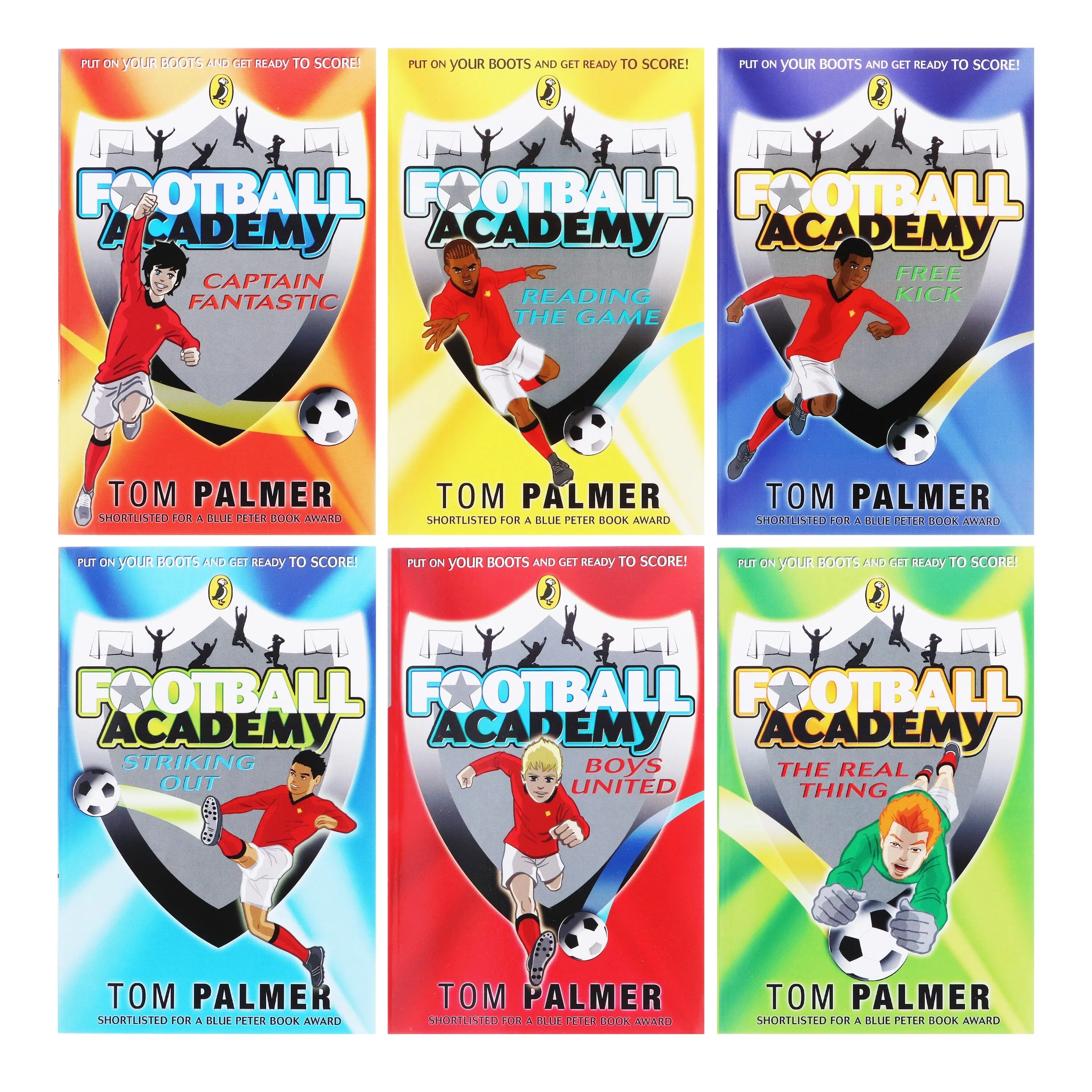 Football Academy Series By Tom Palmer 6 Books Collection - Ages 7-9 - Paperback