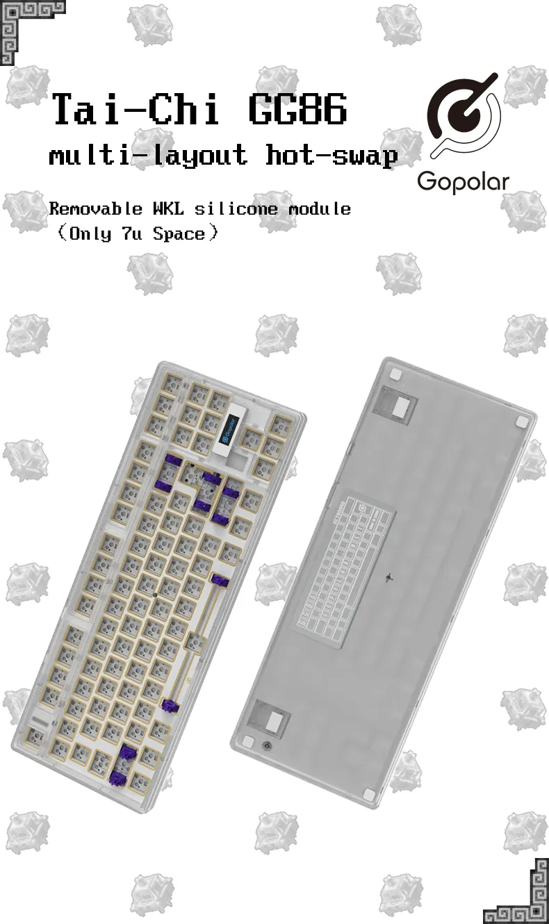 Gopolar Tai-Chi GG86 Mechanical Keyboard Kit