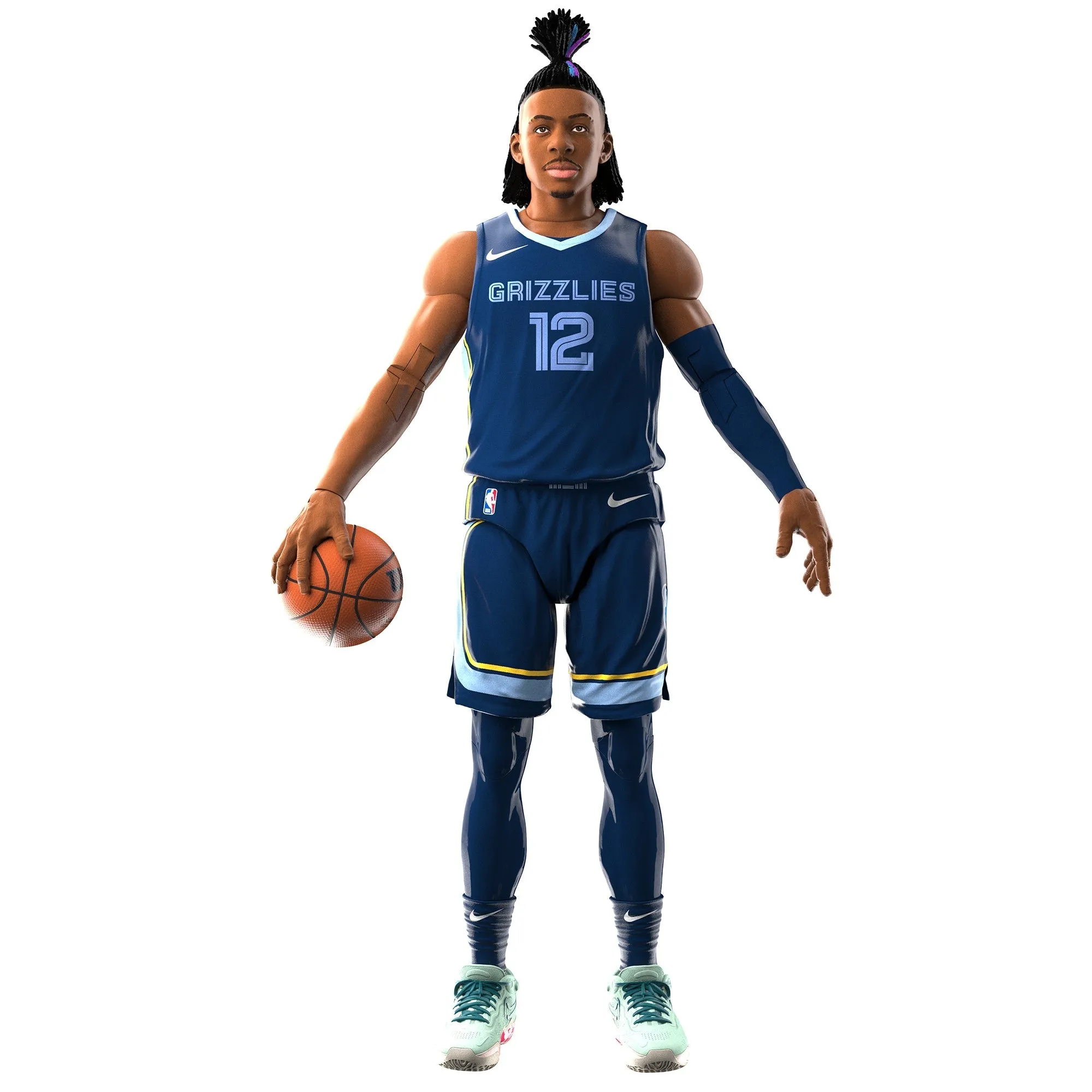 Hasbro Starting Lineup NBA Series 1 Ja Morant Figure