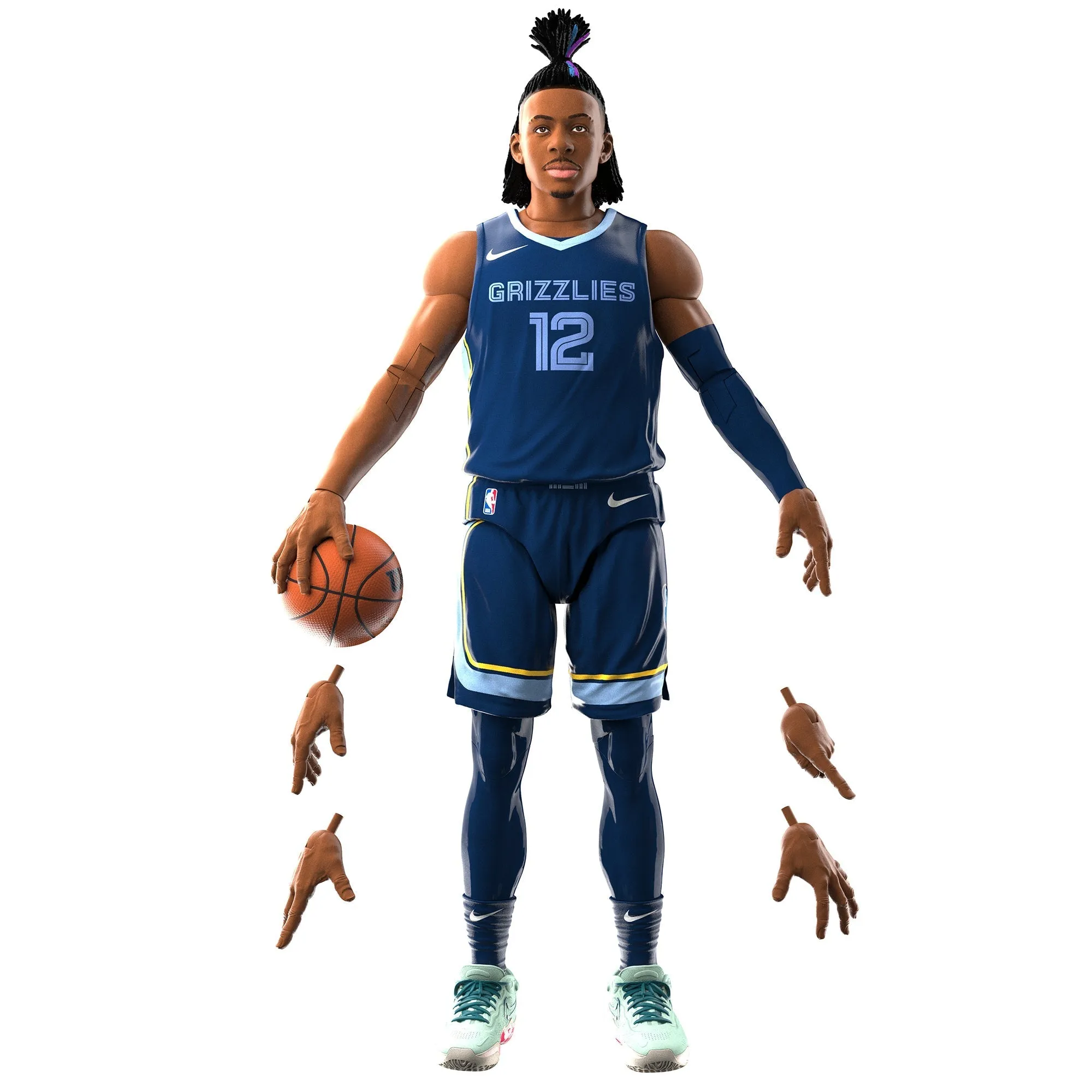 Hasbro Starting Lineup NBA Series 1 Ja Morant Figure