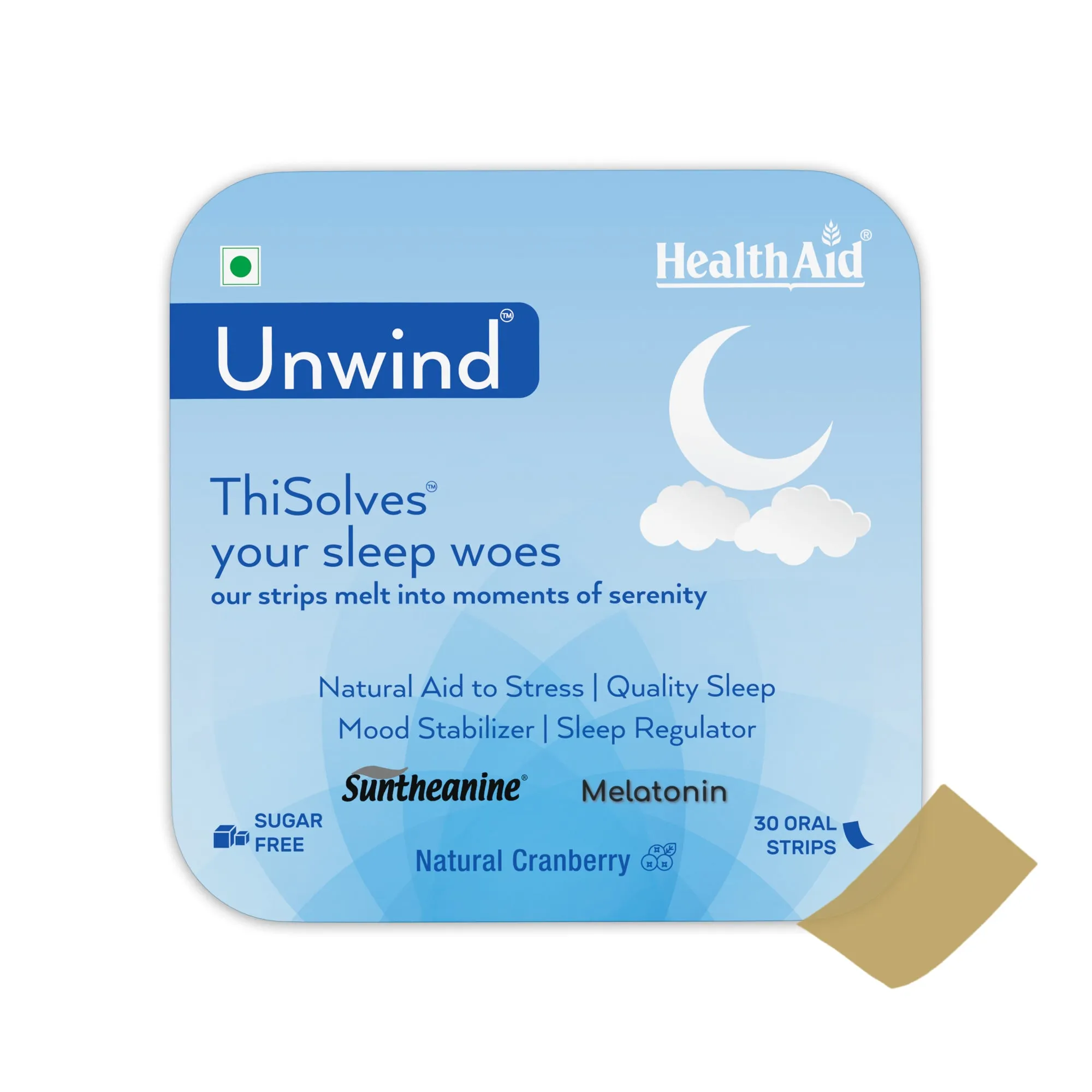 HealthAid I Unwind I ThiSolves I 30 Oral Strips