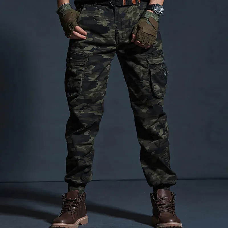 High-Quality Khaki Tactical Joggers