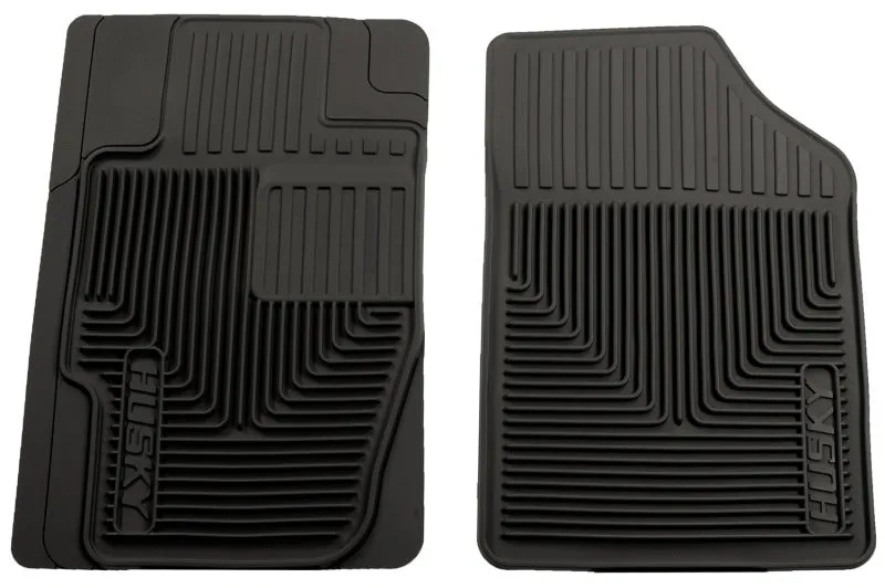 Husky Liners Heavy Duty Front Floor Mat - Rubber - Black - Various Applications 51171 - Pair