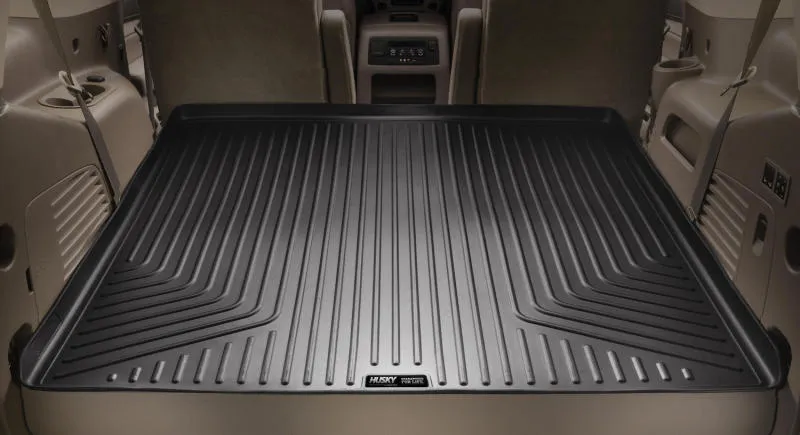 Husky Liners Weatherbeater Cargo Liner Plastic Tan Under 3rd Seat - GM Fullsize SUV 2001-14