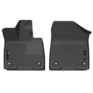 Husky Liners Weatherbeater Floor Liners Black - Front | 2024-2021 Toyota Sienna