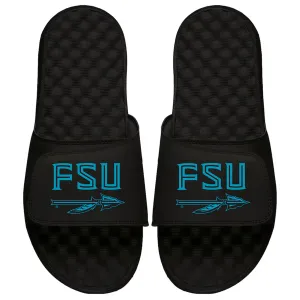 ISlide Adult Turquoise FSU Spear Slides - Black