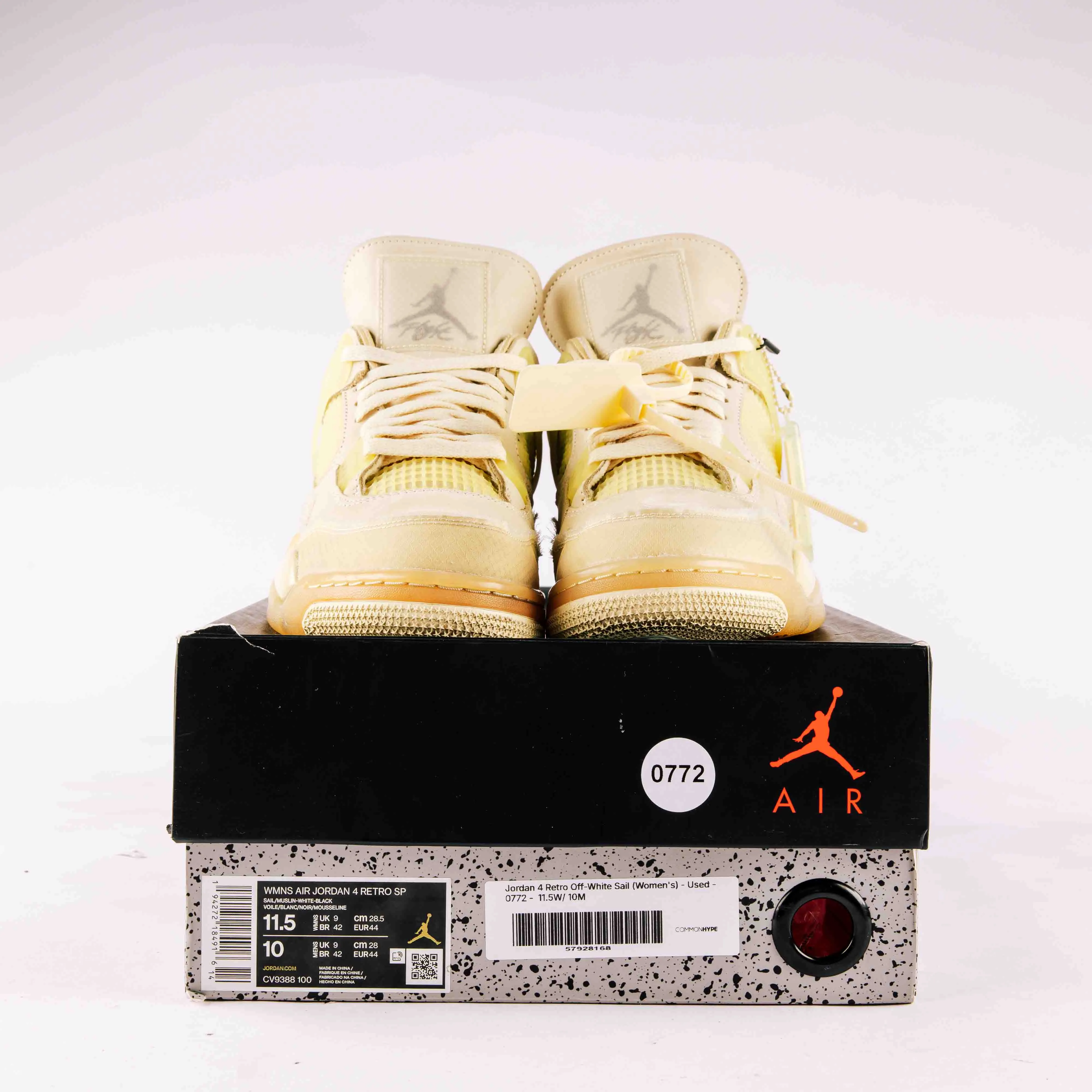 Jordan 4 Retro Off-White Sail (Women's) - Used - 0772