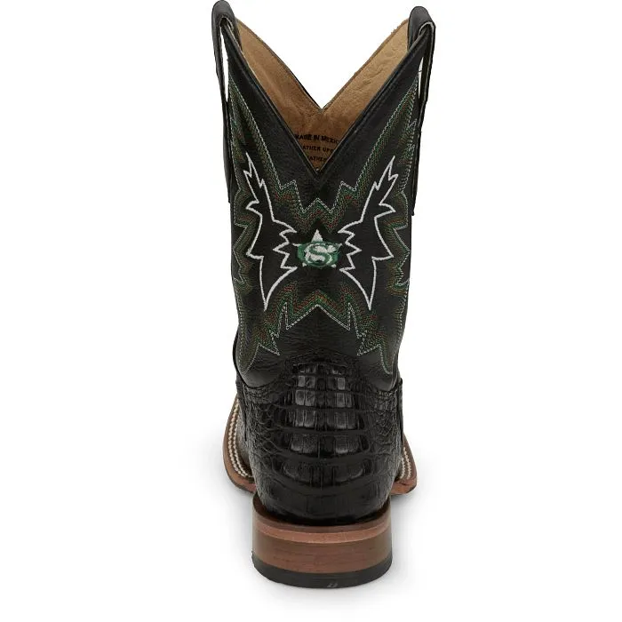 Justin Mens Caiman Haggard Square Toe Western Boots Style GR5705