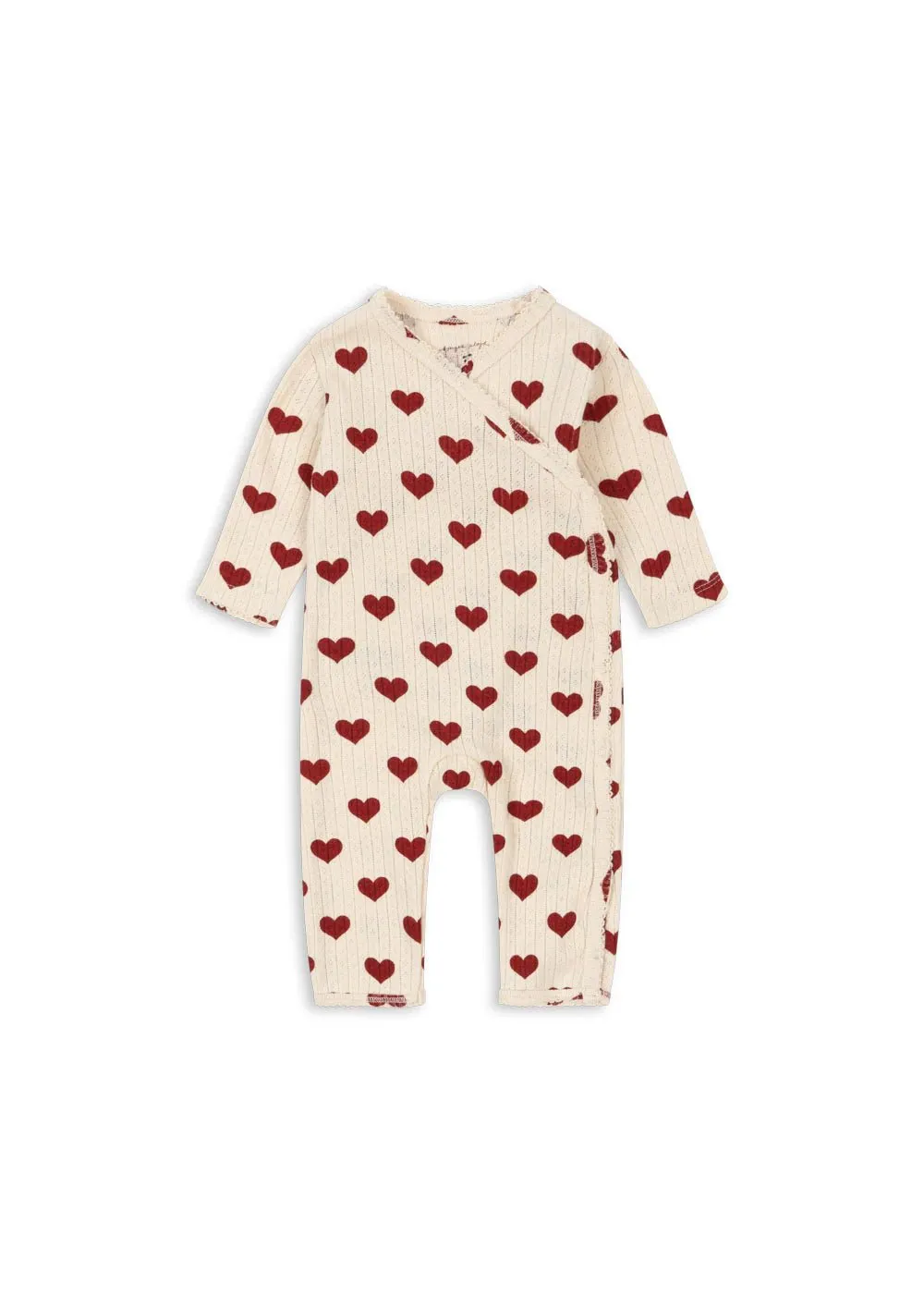 Konges Sløjd: Minnie Newborn Onesie GOTS - Amour Rouge