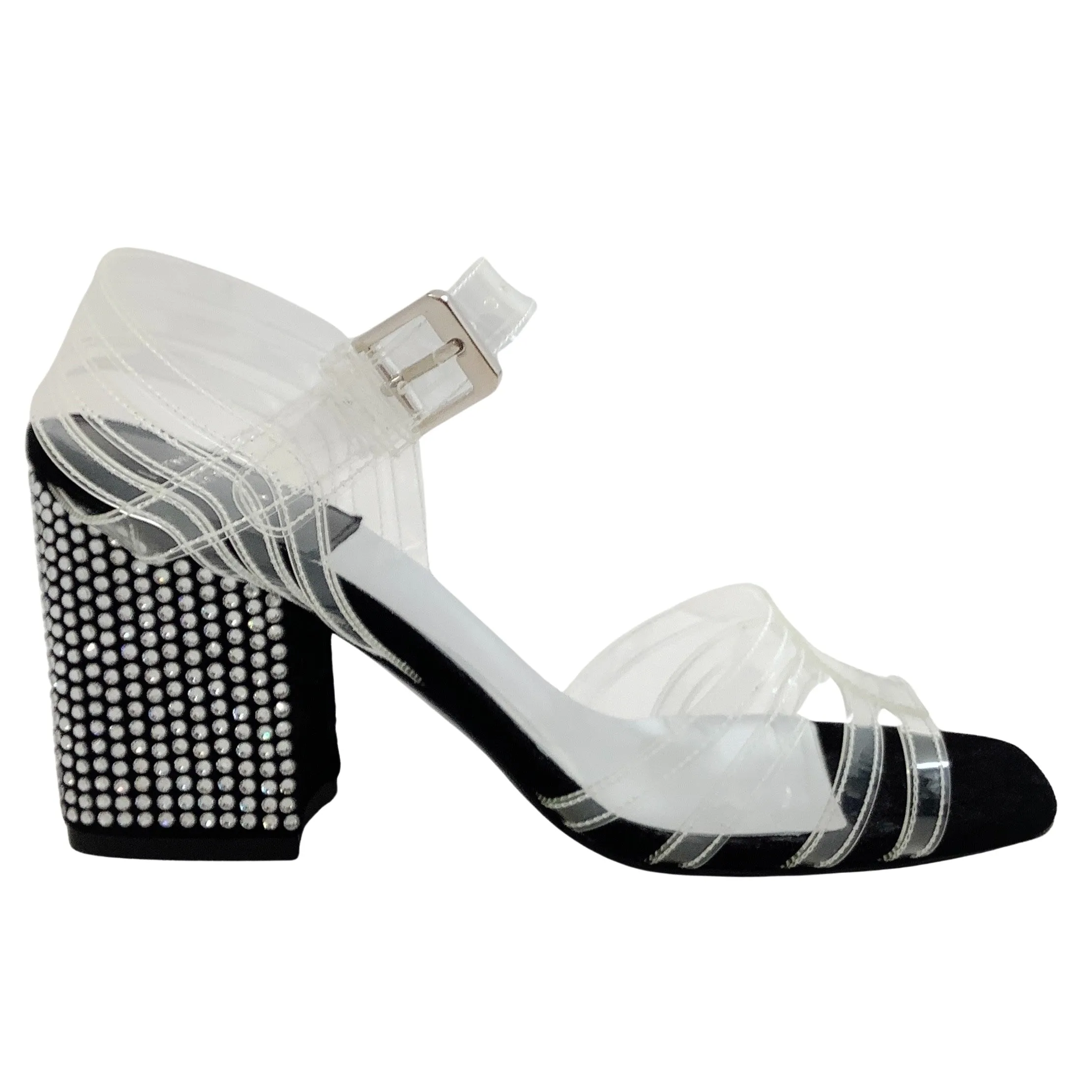 Laurence Dacade PVC and Suede Germanie Sandals