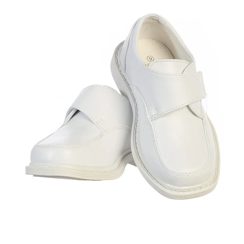 Little Big Boys White Matte Special Occasion Dress Shoes 11-6 Kids