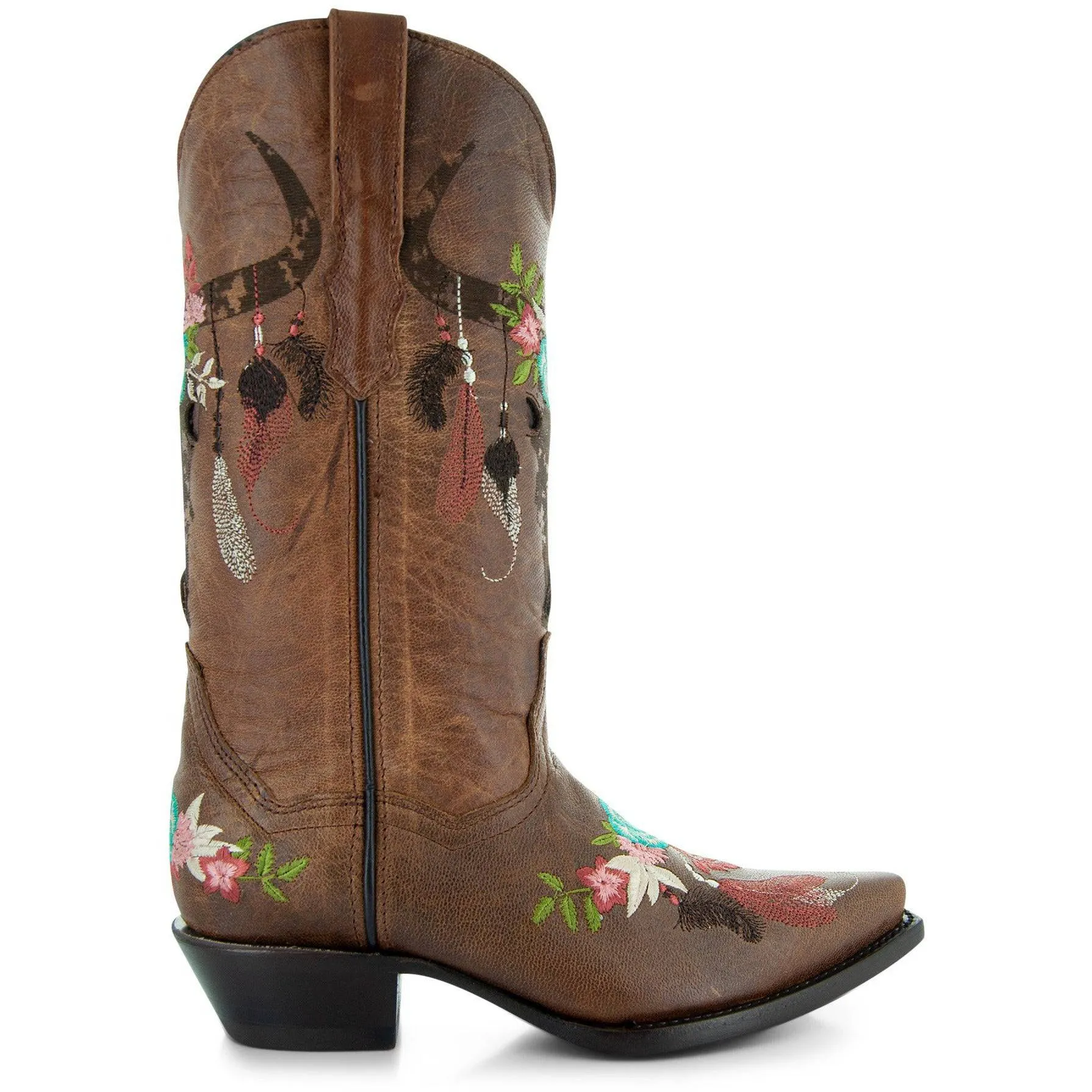 Longhorn Cowgirl Boots | Women's Longhorn Fashion Boots (M50029)