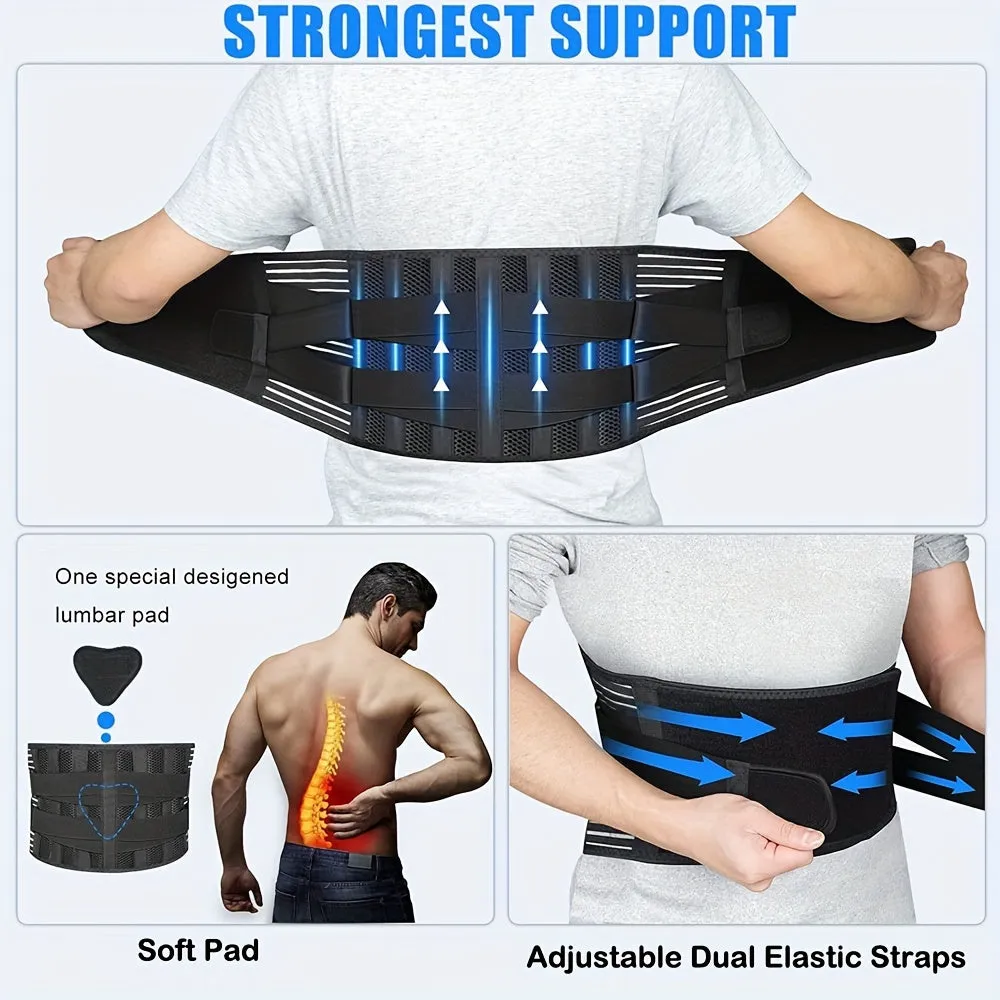 Lumbar Support Belt for Women  Men Breathable Back Brace