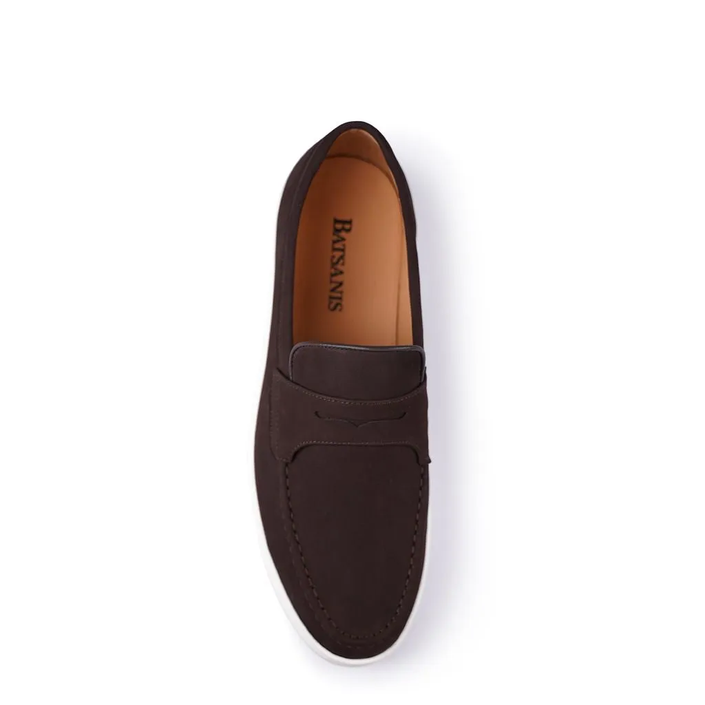 Magno Brown Slip-Ons