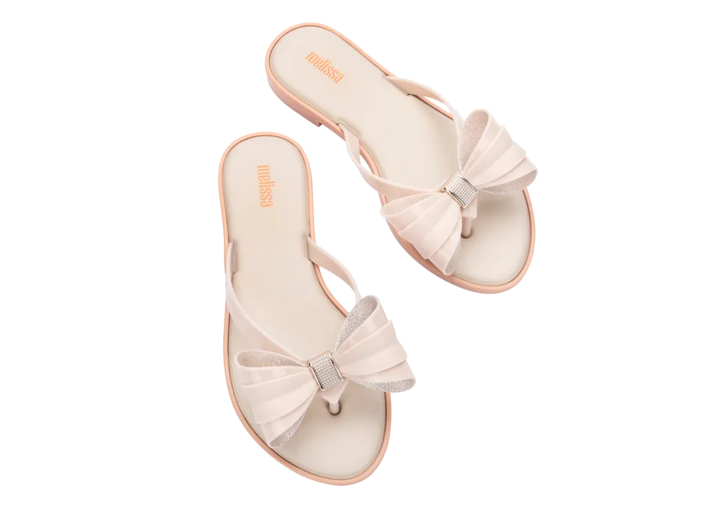 Melissa Flip Flop Slim V AD - Beige / Beige