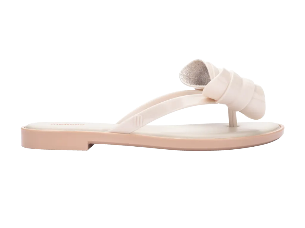 Melissa Flip Flop Slim V AD - Beige / Beige