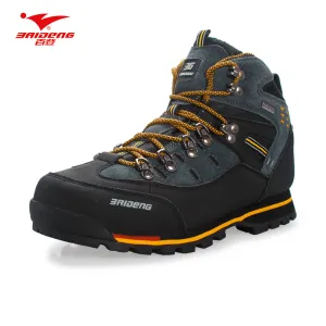 Men Hiking Waterproof leather Climbing & Fishing Shoes