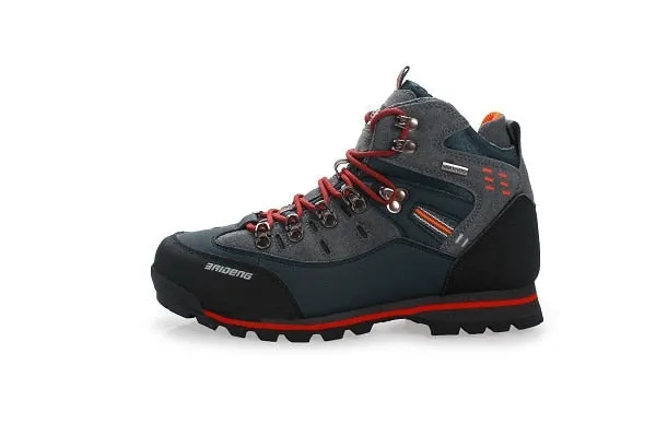 Men Hiking Waterproof leather Climbing & Fishing Shoes