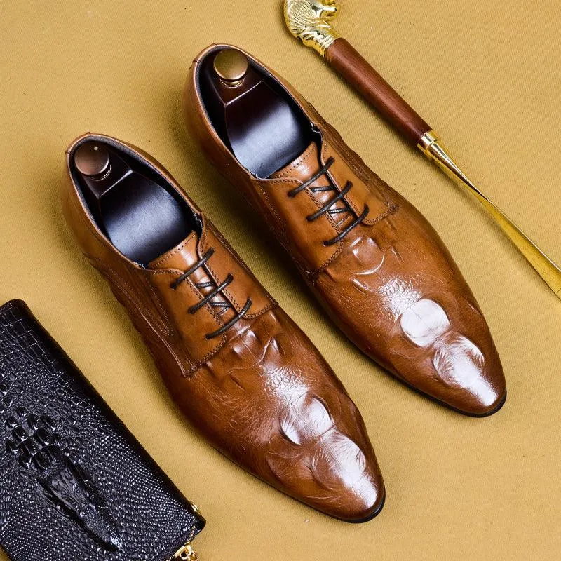 Men's Business Suit Pointed Leather Shoes