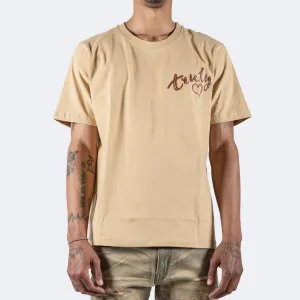 Men's TWO MILL TWENTY Truly Yours 3D Graphic Tee Khaki