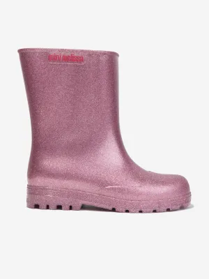 Mini Melissa Girls Welly Boots in Pink