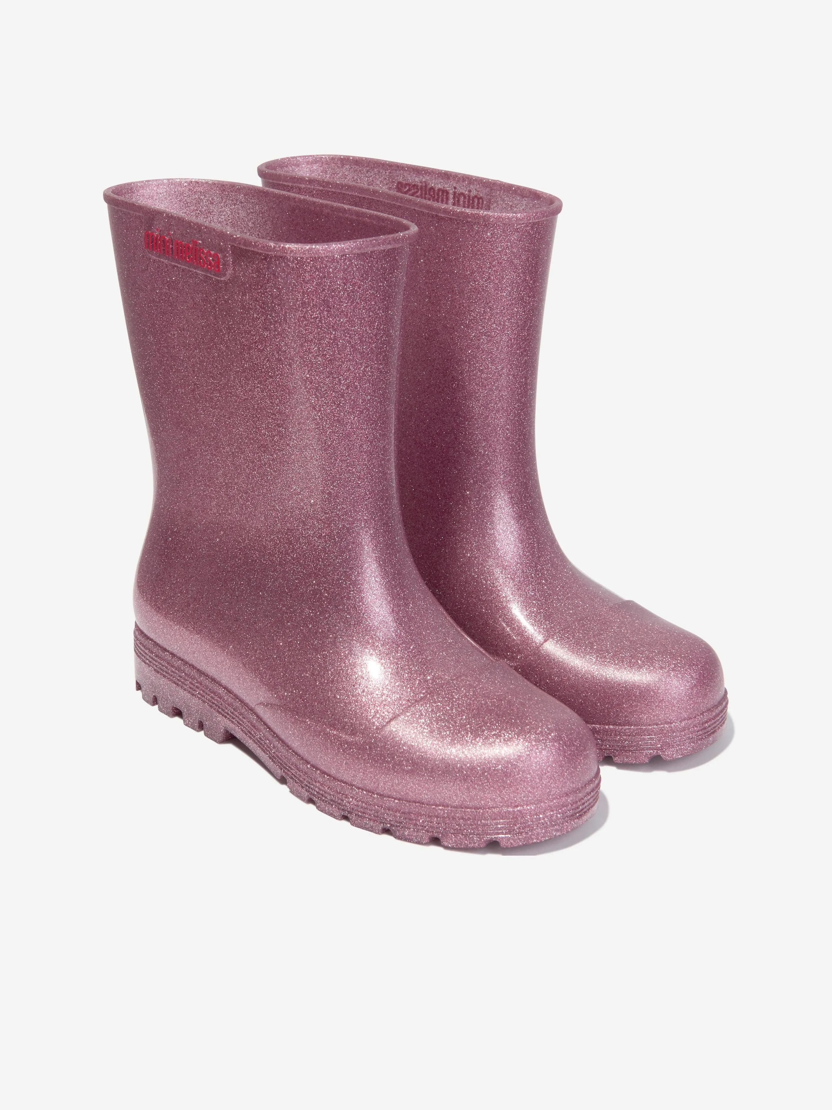 Mini Melissa Girls Welly Boots in Pink