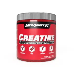 Myogenetix 100% Pure Creatine Monohydrate To Build Real, Rock-Solid Strength And Muscle Fast ! | 100 Servings |, Powder,Pack of 1