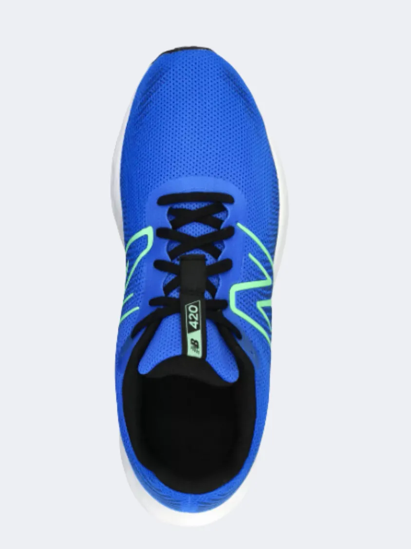 New Balance E420 Men Running Shoes Blue Oasis/Whte