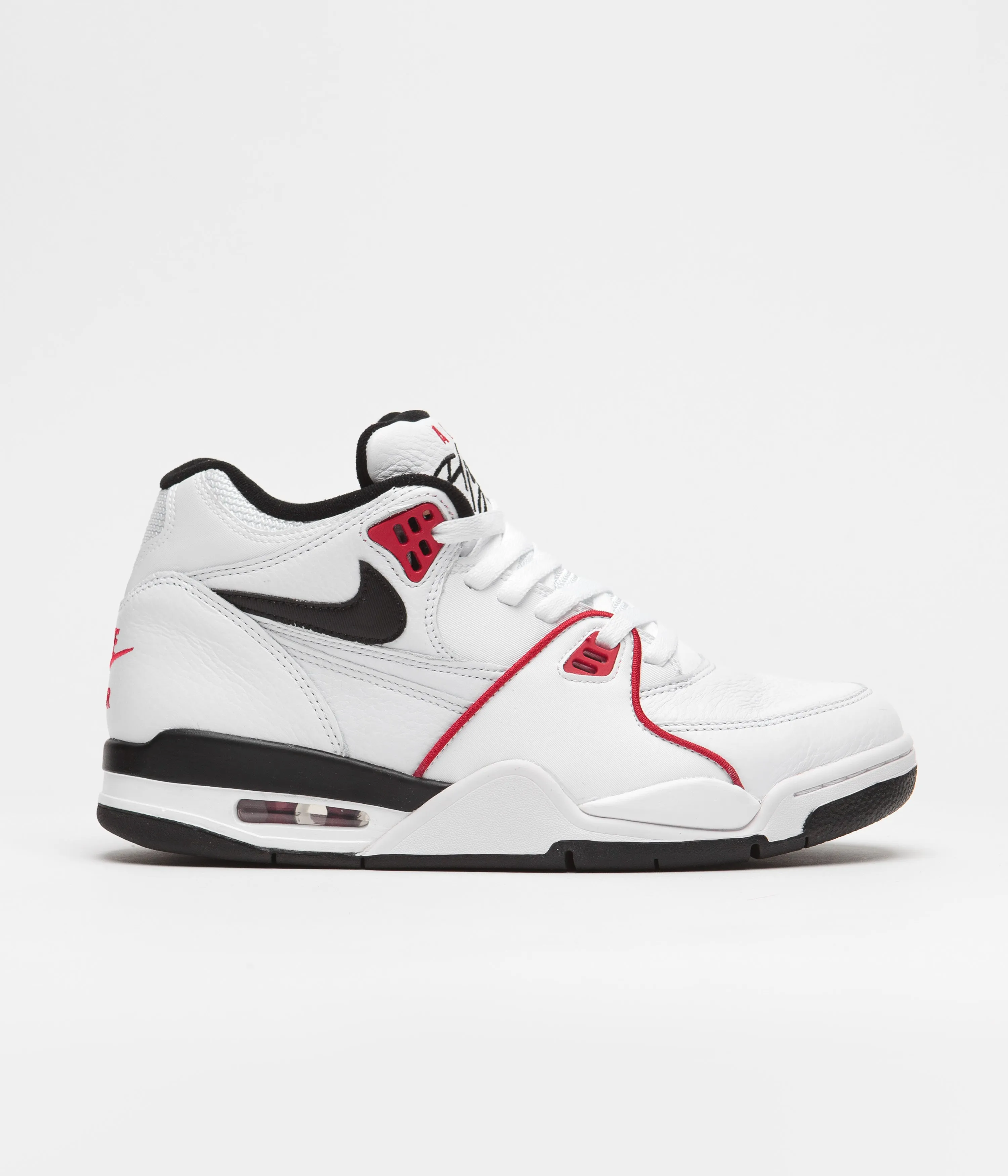 Nike Air Flight 89 Shoes - White / Black - White - White