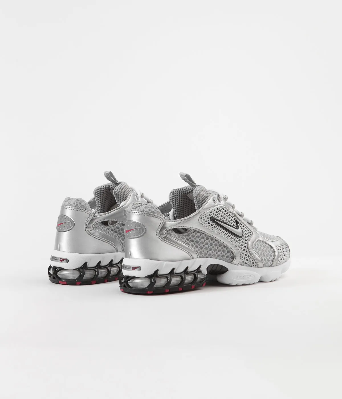 Nike Air Zoom Spiridon Cage 2 Shoes - Light Smoke Grey / Metallic Silver