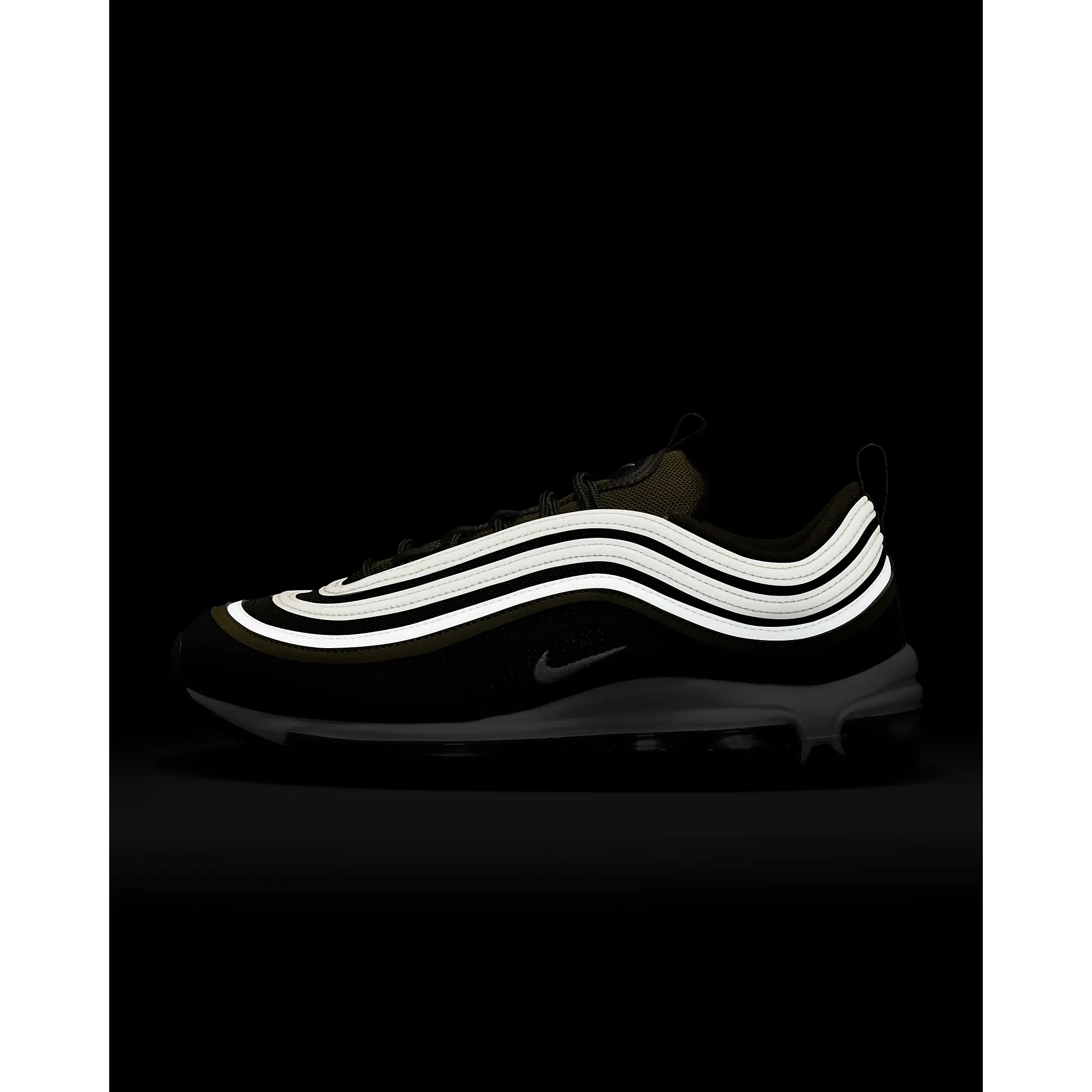 Nike Men's Air Max 97 Shoes - Medium Olive / Sequoia / Black / Light Silver