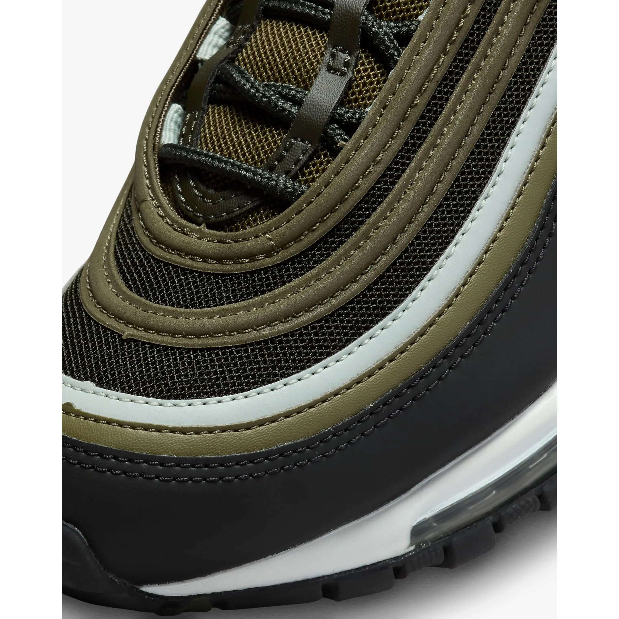 Nike Men's Air Max 97 Shoes - Medium Olive / Sequoia / Black / Light Silver