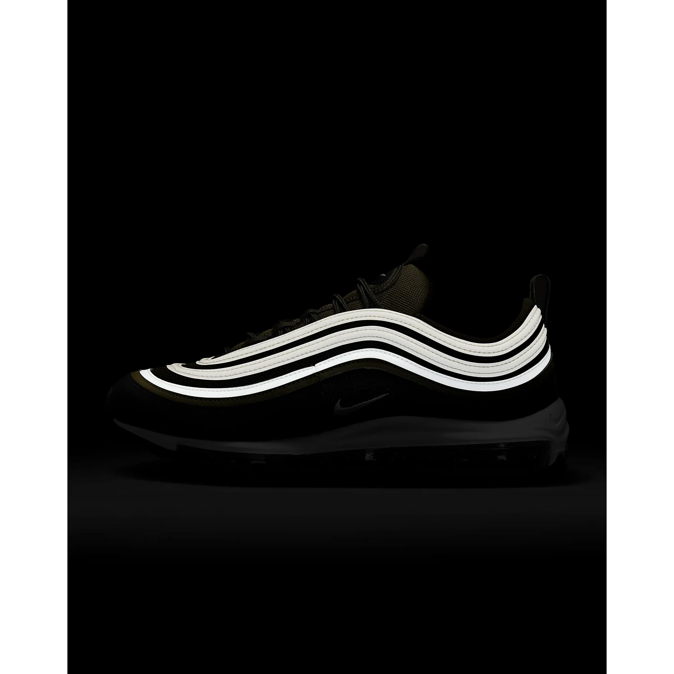 Nike Men's Air Max 97 Shoes - Medium Olive / Sequoia / Black / Light Silver