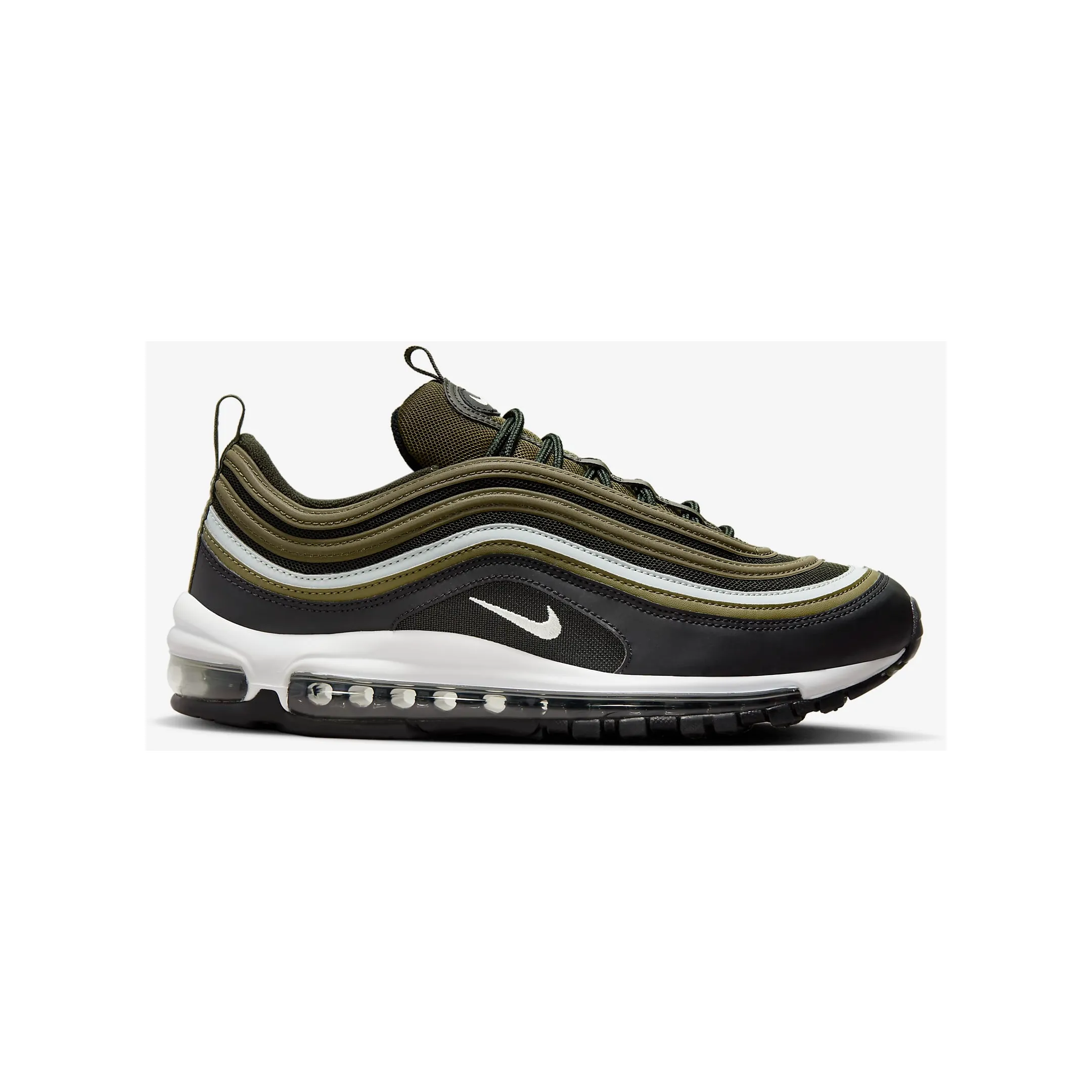 Nike Men's Air Max 97 Shoes - Medium Olive / Sequoia / Black / Light Silver