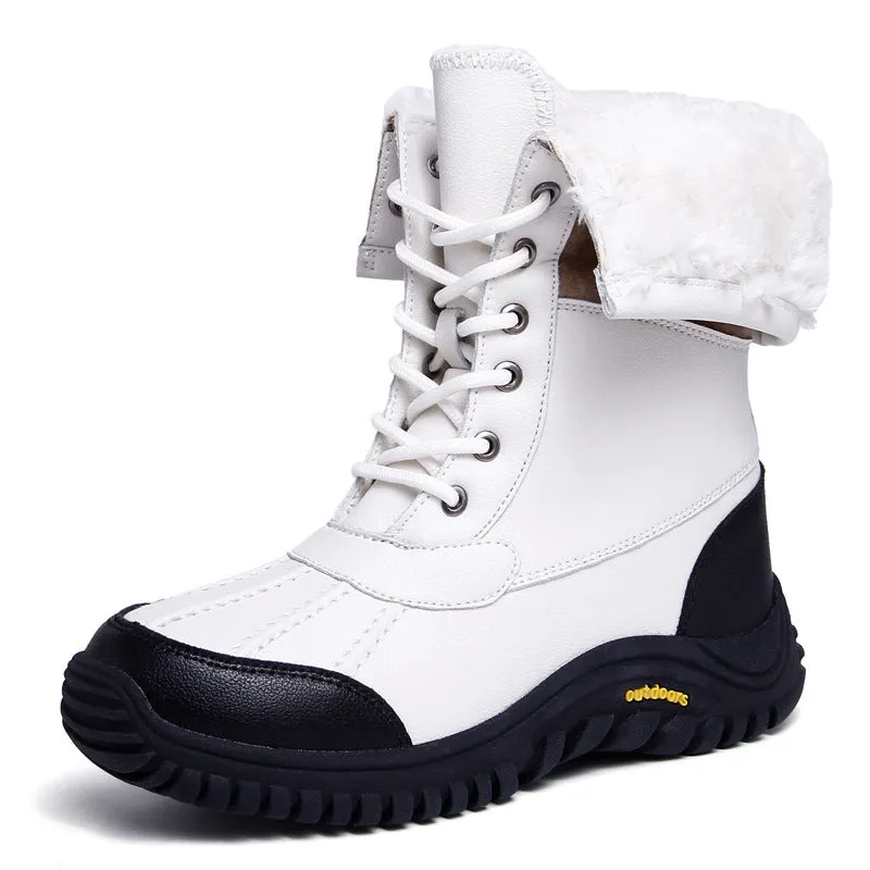 Owlkay High Waterproof Casual Sports Cotton Boots