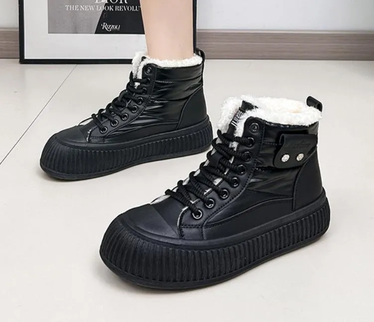 Platform Warm Non-slip Snow Boots