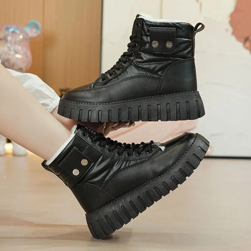 Platform Warm Non-slip Snow Boots