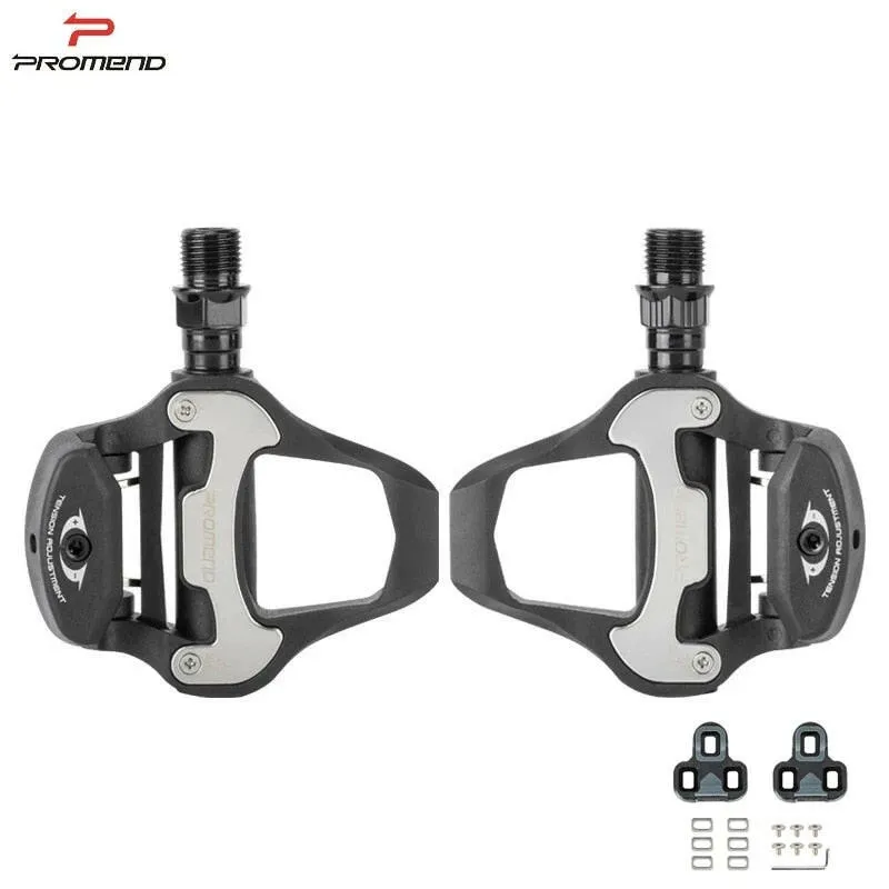 PROMEDN Self-Locking Bike Pedal is Suitable for Look Keo Bearings Cleats Bicycle Super light Aluminum Compatibility Lock Pedal