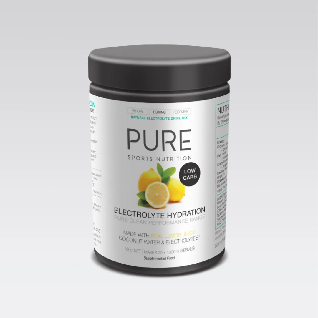 Pure Sports Electrolyte Hydration Lemon 160g