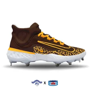 "San Diego" Nike Alpha Huarache Elite 4 Mid Cleats