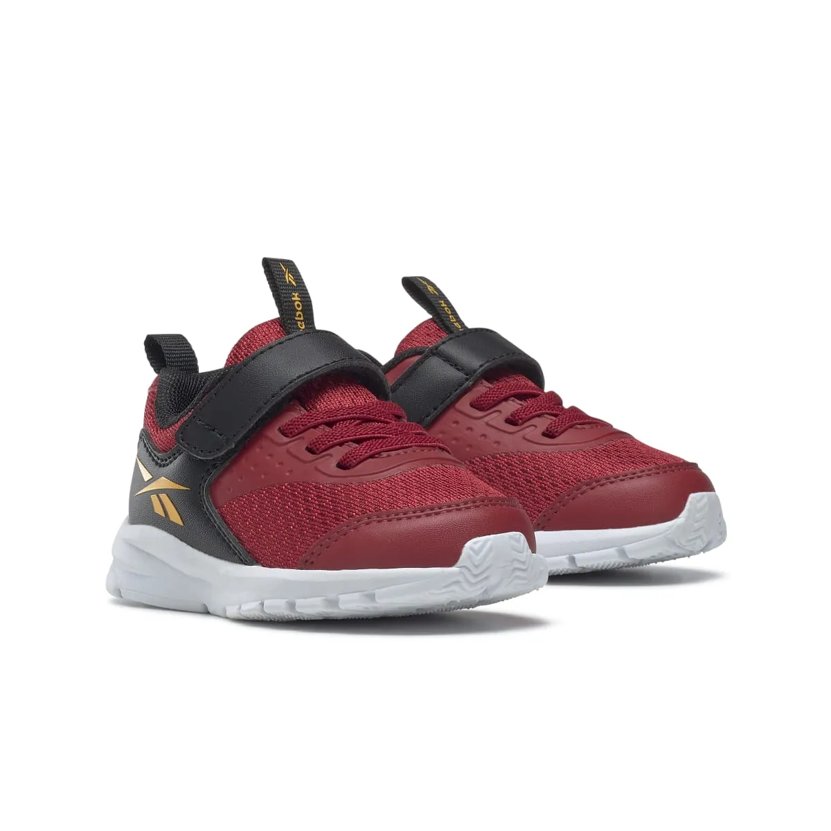 REEBOK GW1250 RUSH RUNNER 4.0 TD INF'S (Medium) Red/Gold/Black Synthetic & Textile Running Shoes