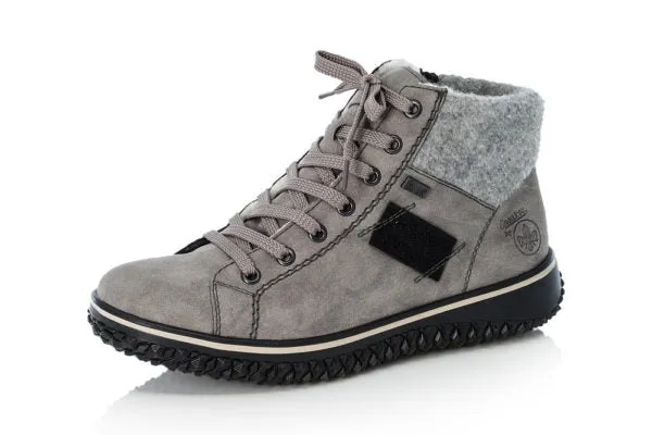 Rieker Women's Cordula 30 Waterproof - Grey/Fog/Schwarz